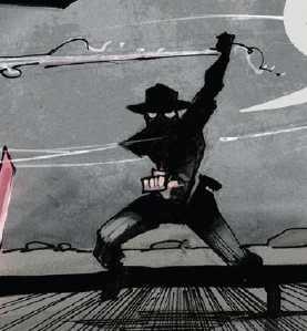Every Instance Of Spider-Man Noir Being A Goofy Little Guy In Twilight In Babylon #1-5 (2020) (Art By: