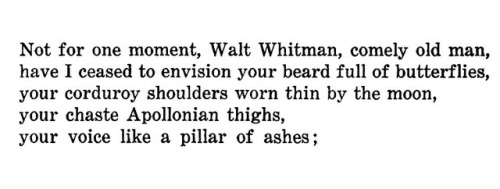 boykeats:Federico García Lorca, from “Ode to Walt Whitman” (1934)