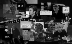 photo Bts Black And White Aesthetic Desktop Wallpaper me but its a kpop stan blog tumblr com