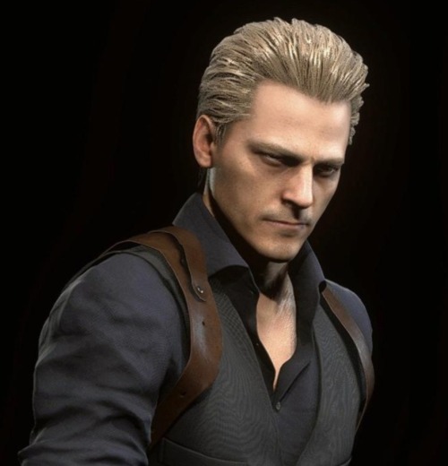 Remake Wesker Without Sunglasses Is So Pretty, Ugh..