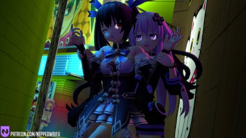 The Nep-light District!☆Permission was granted to upload by the creator. If anyone here has a Twitte