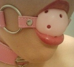 chastecumdump:  I have the same pink bondage