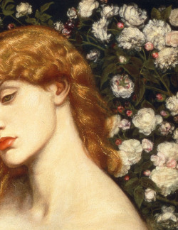 taleoftheicecat: Details of Lady Lilith, Dante Gabriel Rossetti, 1866–1868.