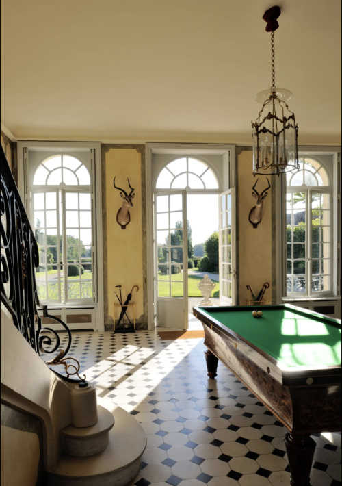 theladyintweed:18th century chateau in Fontainbleau, outside Paris, France For sale through Chr