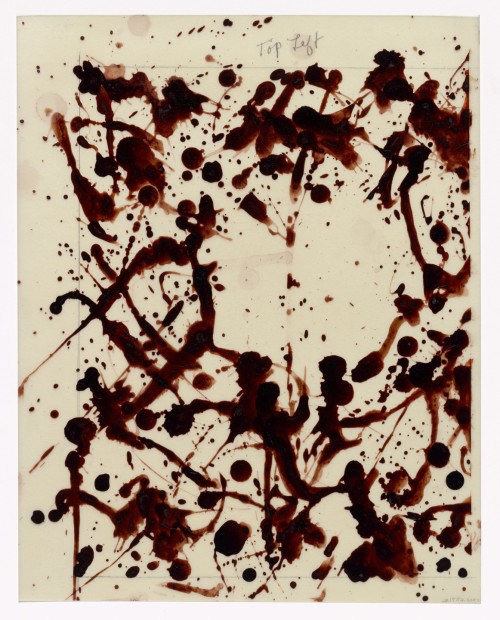 Preparatory drawing for In Memory of My Feelings, Lee Krasner, 1967, MoMA: Drawings and PrintsGift o