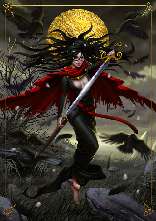 cyrail:  The Morrigan by SaraForlenza Featured on Cyrail: Inspiring artworks that make your day better