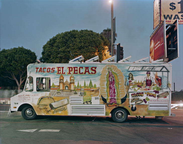 sierraeast:  Jim Dow, Taco Truck El Pecas, Boyle Heights, Los Angeles, California,