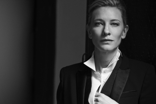 forgetfoolkid:Women in Suits Appreciation Post (Black & White)       ↳ Cate Blanchett“It’s hard 