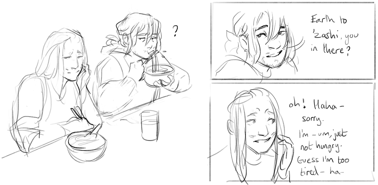 malacandrax: A bunch of doodles for someone having a crappy time on twitter, for