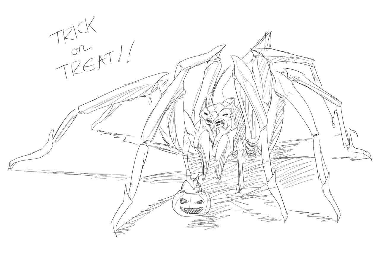 asktheexemplarofdemacia:  ofvilemaw Let’s do a trick or treat random request. Elise?