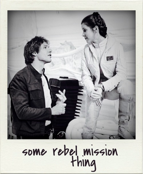 han-whos-scruffy-looking:If Han had Polaroids on his bedroom wall on the Falcon, this is what I imag