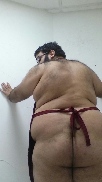 fierybiscuts:  To the follower who asked for me naked except for my apron, here ya go! The other “act like a housewife” set will wait till I get home so I can actually do housewife stuff.