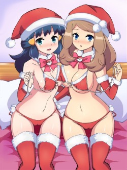 Pokegirls-Rule34:  Merry Christmas Wishes You Serena &Amp;Amp;A Dawn