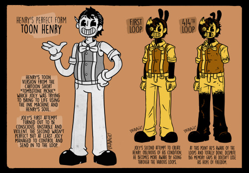 Bendy & the Ink Machine Comfort Character Letters 