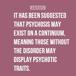 psych2go:  Source:   Esterberg, M. L., &amp; Compton, M. T. (2009). The psychosis continuum and categorical versus dimensional diagnostic approaches. Current psychiatry reports, 11(3), 179-184.  Did you like this fact? Check out our magazine for exclusive