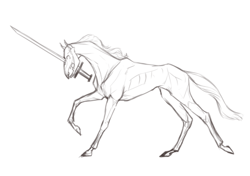 viva-la-dalish:the bog unicorn is an adorable undead dork and none of you can convince me otherwise