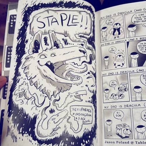 Super duper honored to have my weird art in the Staple program!  . . . . #stapleexpo #staple2017 #ye