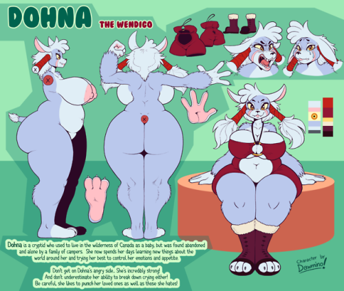 dawminoart:  I finished Dohna’s ref sheet! Whoever draws her in the future will HAVE to use this! 