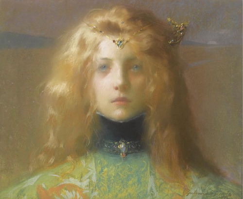Lucien-Victor Guirand de Scévola - Jeune fille de face - 1899