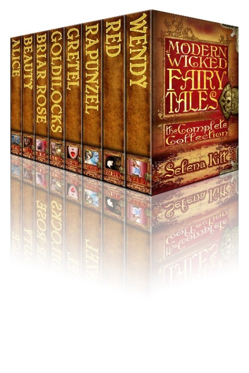 MODERN WICKED FAIRY TALES by Selena Kitt “Get EIGHT fairy tales—ALL seven modern retellings of fairy tale classics in Selena Kitt’s Modern Wicked Fairy Tales: Complete Collection—Beauty, Briar Rose, Goldilocks, Rapunzel, Red, Alice and Gretel—for