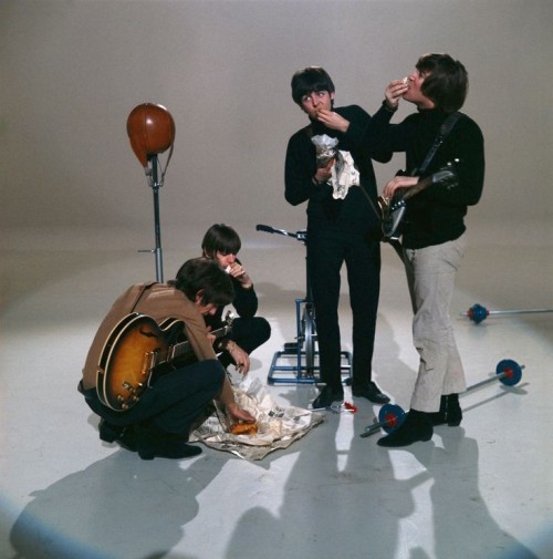 My Loves Filming The Help! Music Video April 22, 1965.