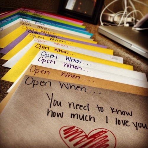 themilsonetwork:  Open when you need to know how much I love you: write reasons why
