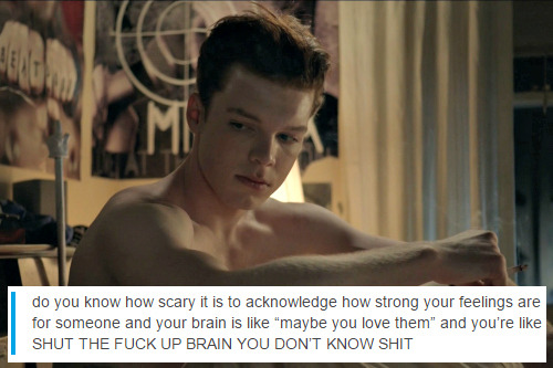 mickeyandmumbles: Ian and Mickey + Tumblr Text Posts
