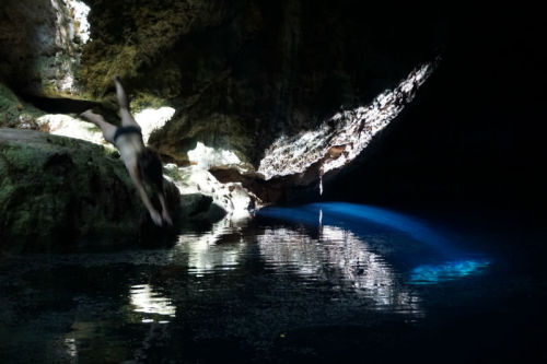 Beautiful cenotes! The first one we camped right next to it had the whole place to ourselves and it 