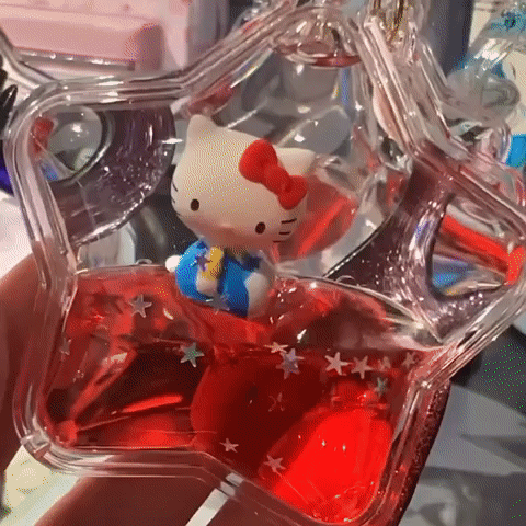 Liquid Sanrio Keychains ✨ | Source 