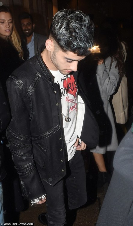 Zayn out in London - October 29, 2015