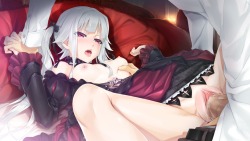 onii-chan-temptations:  &ldquo;More, more! I don’t want your blood yet, I want that dirty cum inside me first. That’s right you can’t stop can you? You’re under my spell, I feel the fear in you but you can’t run away. You’re my slave for now