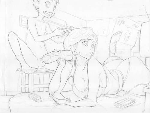 david-brun:  Hi my friends! :) here more of the original pencils of Sandra and Lucas. Including the characters creation and some sexy situations right there! :) hope you enjoy this drawings!! Please reblog it if you liked :) that would help me a lot!!!!