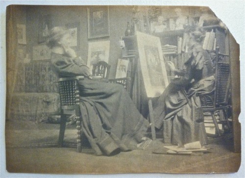 notwiselybuttoowell:Violet Oakley in Her Studio