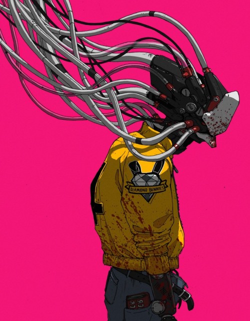 rhubarbes:  ArtStation - Cable-Bot, by Wouter Gort More robots here. 