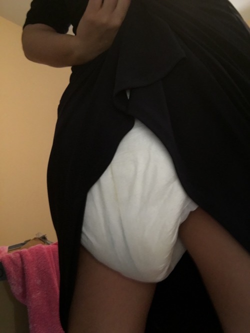 diaperedmilf:  I leaked! Thank goodness it was when I got home 😥 I do need better diapers with how much I wet. One day I will get them for you all to see! I guess I’ll add a diaper. I only went one time.