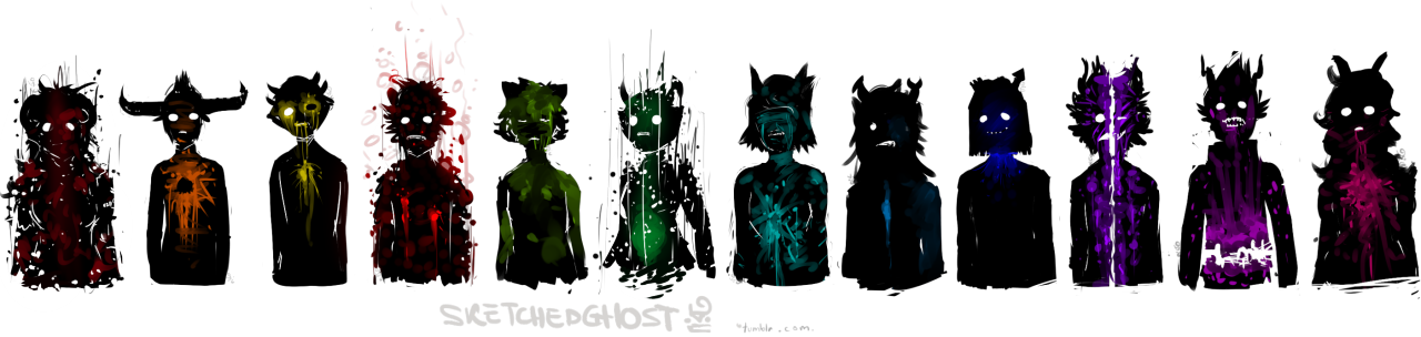 sketchedghost:  something else I also drew to do with homestuck a week ago that I