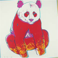 igormaglica:  Andy Warhol (1928-1987), Giant Panda, 1983. from Endangered Species, portfolio of 10 screenprints on Lenox Museum Board, 38 x 38 inches each 