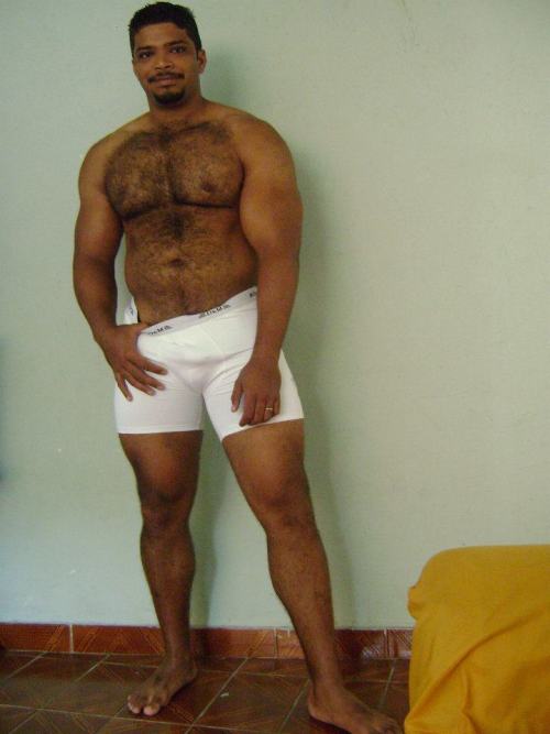 tastyblkman:  Hairy Hottie..  