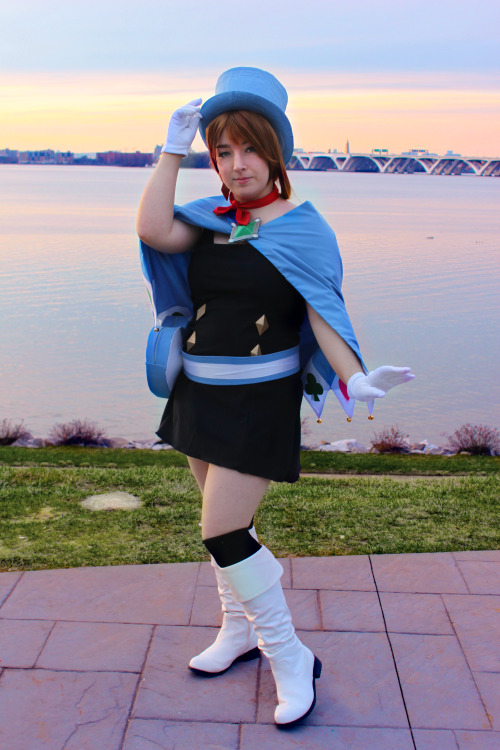 “I’m Trucy! Trucy Wright! That’s “Wright” with a “W”! Uh, 