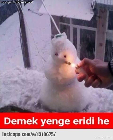 Demek yenge eridi he