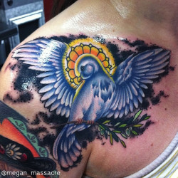 thievinggenius:  Tattoo done by Megan Massacre.