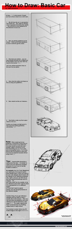  How to draw basic Car  by jerix 