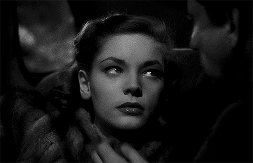 lynchead:Humphrey Bogart and Lauren Bacall in The Big Sleep (1946) dir. Howard Hawks