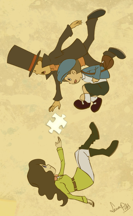 spiccan: One more time Played Professor Layton and the Azran Legacy - and wanted to make some fanart