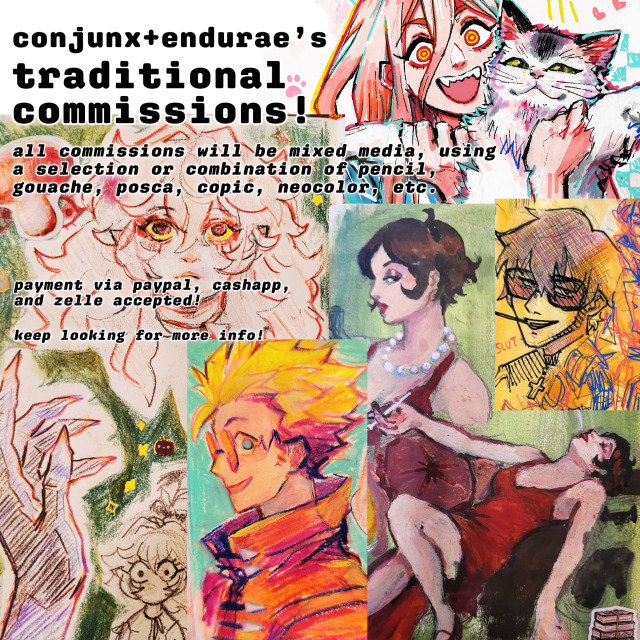 conjunx:conjunx:We’ve got commissions with limited slots open!If you’re interested please shoot me a dm!  Another little bump B] I have a few more slots still open \o after this I’ll likely keep commissions closed for a while 