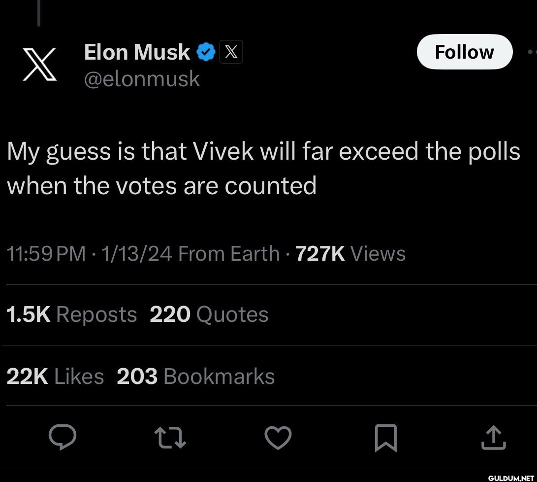 x Elon Musk X @elonmusk My...