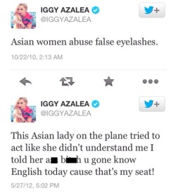 ablacknation:  cbdangerfield:  ablacknation:  Damn, Iggy has been a culture preying hoe since 2010.  And this is why she won best hip-hop album… she’s a racist white bitch, &amp; the award ceremony caters to its kind.  ^let us praise the truth.