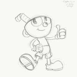 I did this sketch of Cuphead on my iPad while I was away for Thanksgiving, and forgot to post it until now. Also, Canadian Thanksgiving a month earlier than Amercian Thanksgiving.