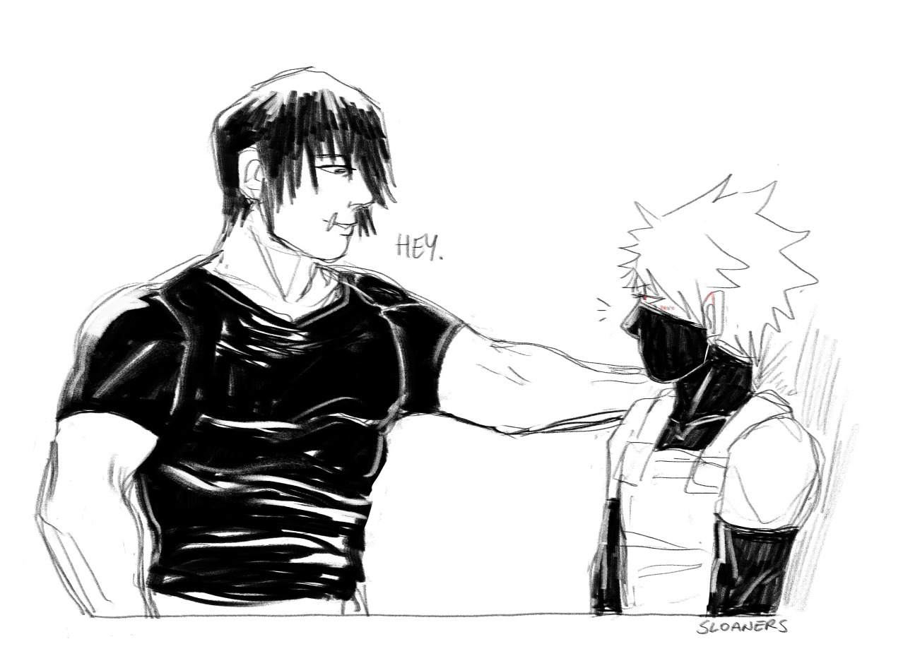 how you doin’ - toji/kakashi meet?? cute???? from @uintuva and my DRAMA AU