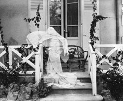 verocskakoschsartcorner:  //…Jacques-Henri Lartigue…// July 1905, Zissou as a Ghost, Villa ‘Les Marronniers’, Châtel-Guyon. http://ift.tt/1W8kcvr 